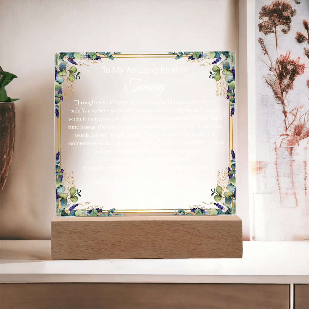 Square Plaque Order
