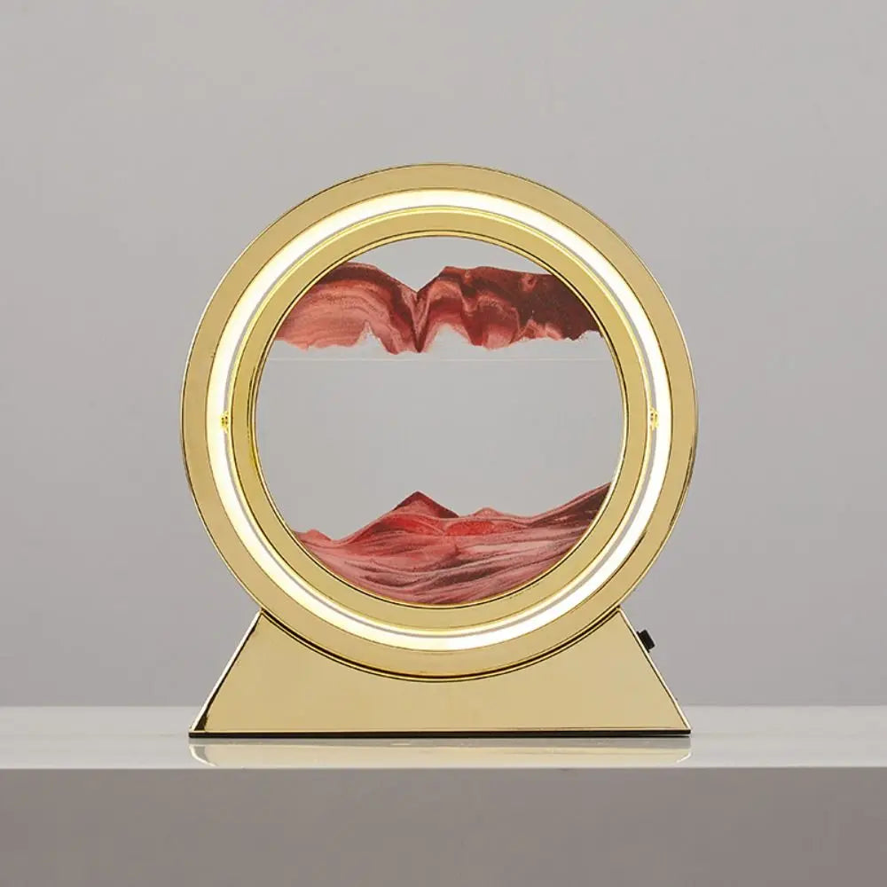 LED Moving Sand RoundTable Lamp - Homevalley.co.uk
