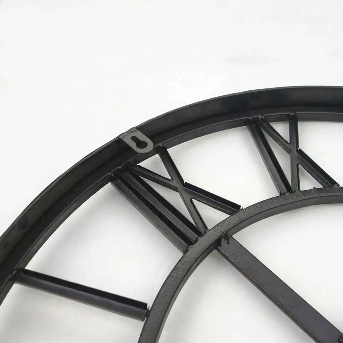 Modern 3D Large Wall Clock with Roman Numerals - Homevalley.co.uk