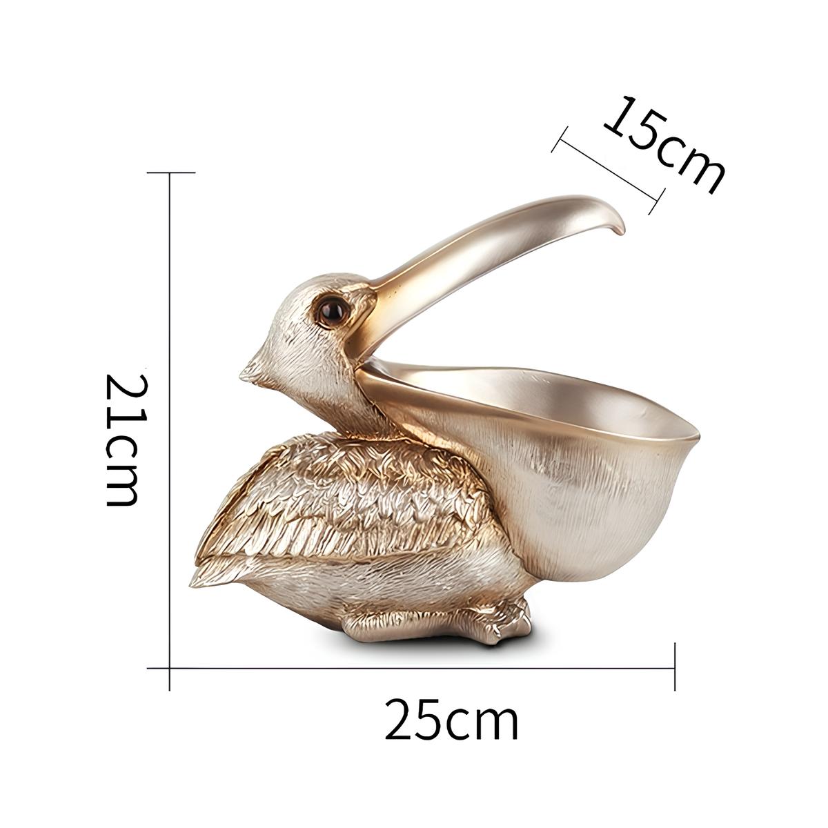 Big Mouth Pelican Bird Figurine Storage Box