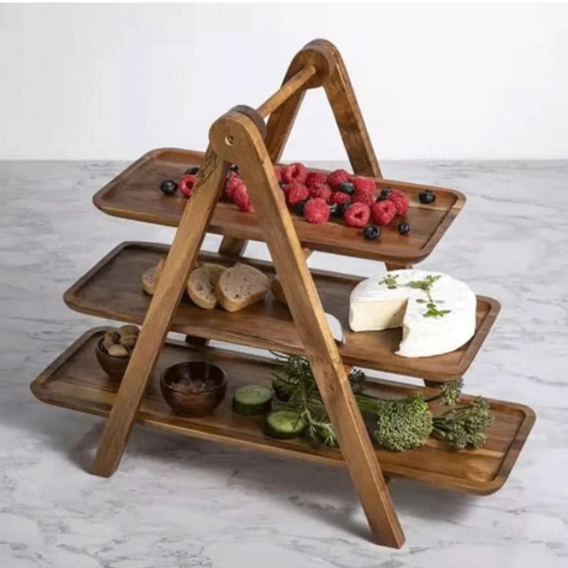 3 Tier Food Serving Tray - Homevalley.co.uk