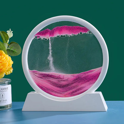 3D Moving Sand Art Picture Hourglass Quicksand Craft Flowing Sand - Homevalley.co.uk