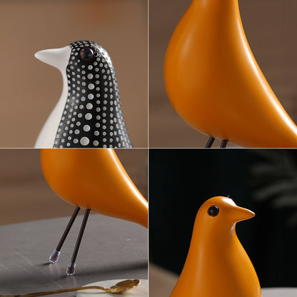 Nordic Bird Resin Figurine