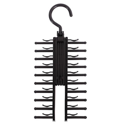 5 In 1 Magic Stainless Steel Folding Trouser Rack, Tie Hanger and Closet Organiser - Homevalley.co.uk
