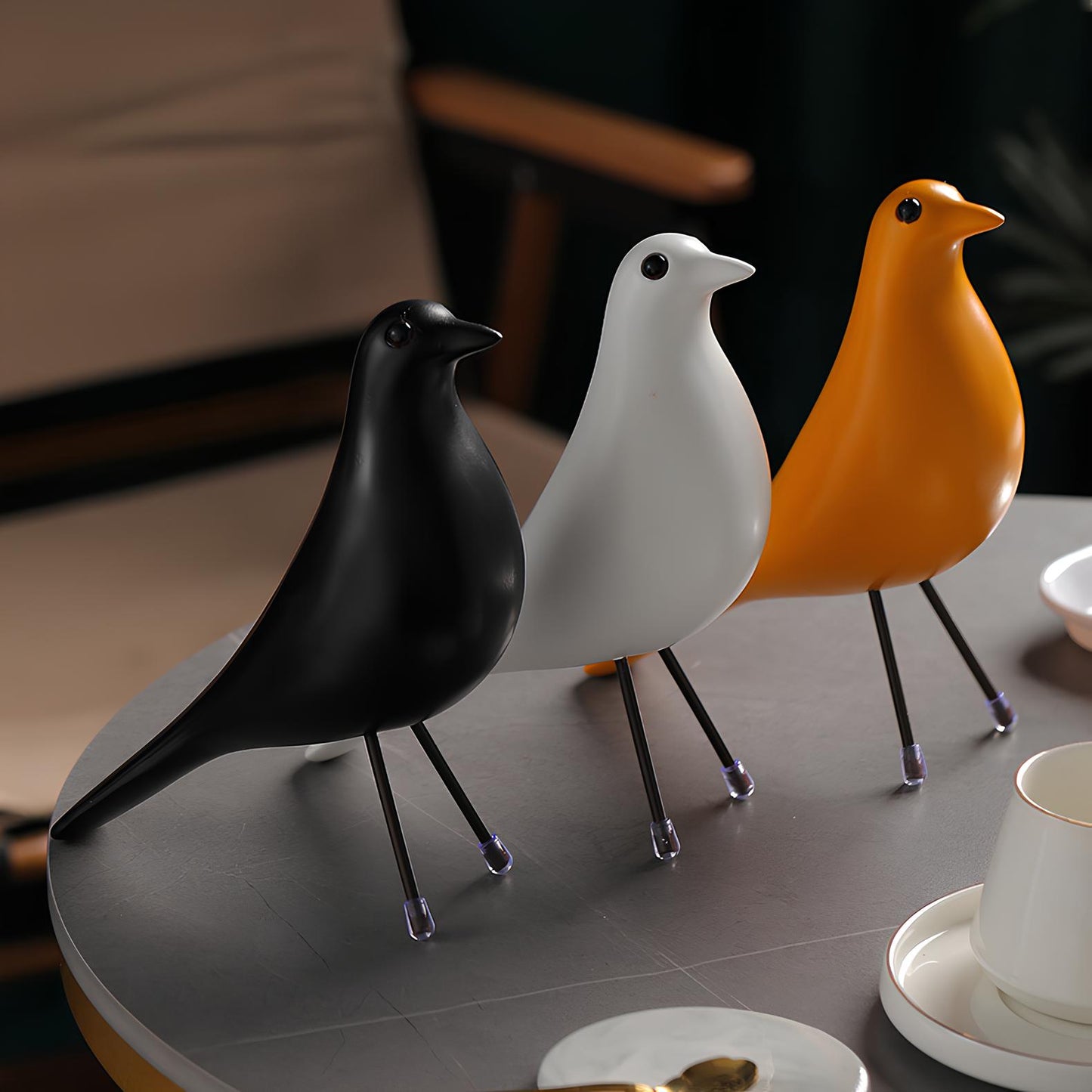 Nordic Bird Resin Figurine