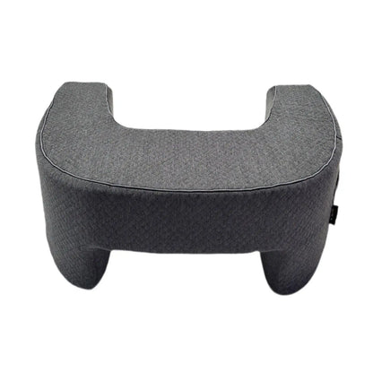 Memory Foam Backrest Pillow with Arm Support & Storage Pockets – Reading, Gaming & Bed Support Cushion