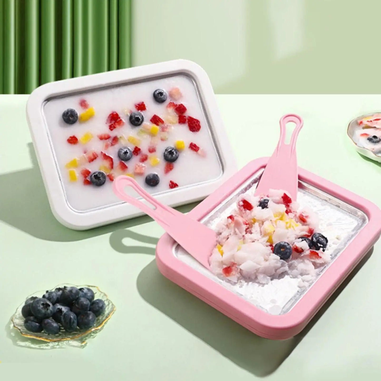 New DIY Ice Cream Roll Maker – Cold Plate Stir-Fry Yogurt Machine for Homemade Frozen Treats