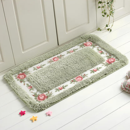 Pastel Colour Anti-Slip Floor Bathroom Mat – Soft, Stylish, and Safe for Your Home