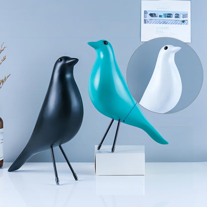 Nordic Bird Resin Figurine