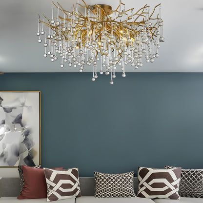 Nordic Gold Ceiling Chandelier