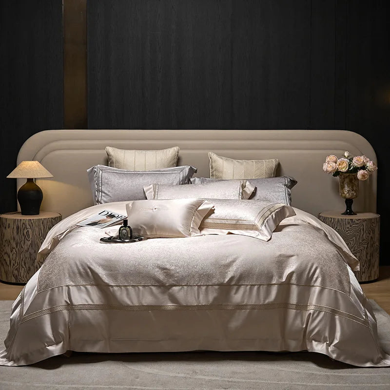 Luxury 100% Cotton Four Piece Bedding Set