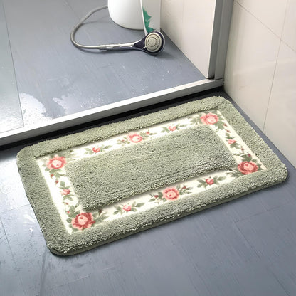 Pastel Colour Anti-Slip Floor Bathroom Mat – Soft, Stylish, and Safe for Your Home