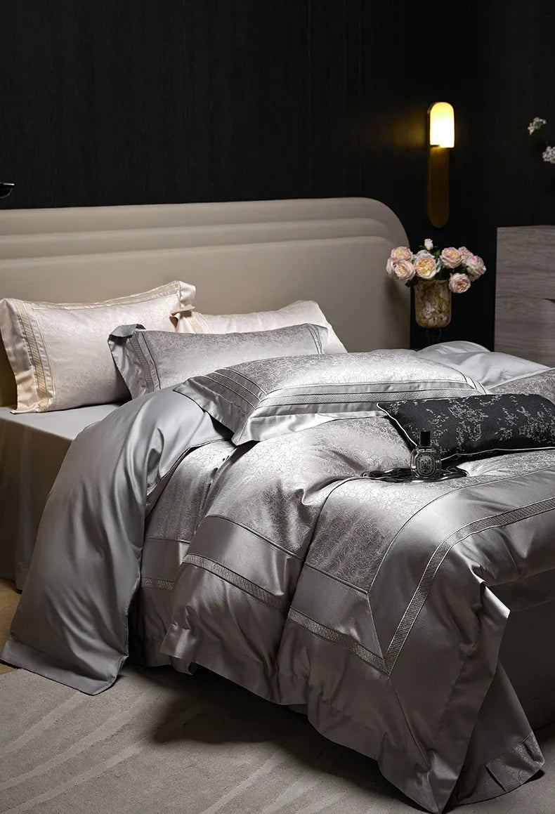 Luxury 100% Cotton Four Piece Bedding Set