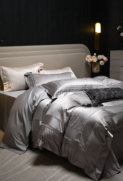 Luxury 100% Cotton Four Piece Bedding Set