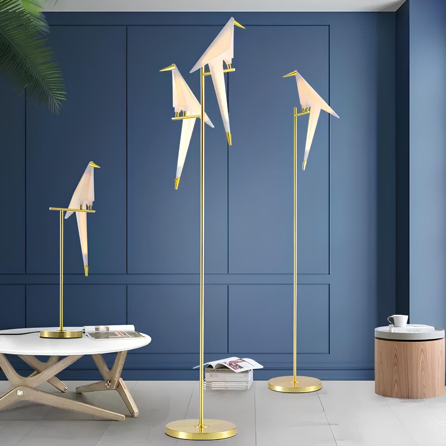 Origami Bird Floor Lamp, Table Lamp