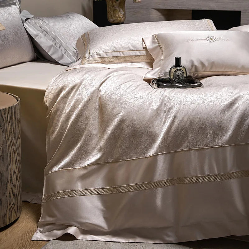 Luxury 100% Cotton Four Piece Bedding Set