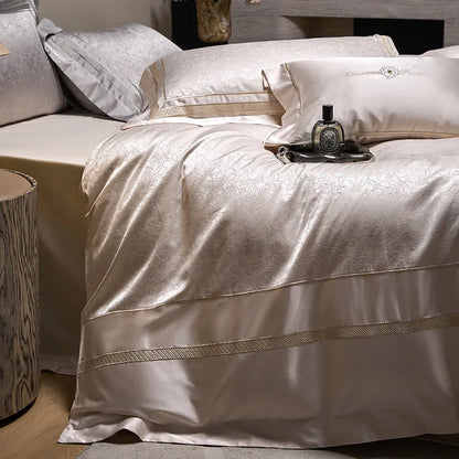 Luxury 100% Cotton Four Piece Bedding Set