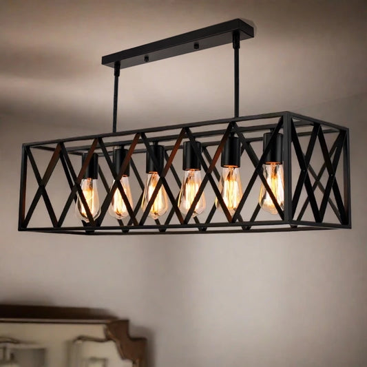 Industrial Chandelier Retro Ceiling Lamp