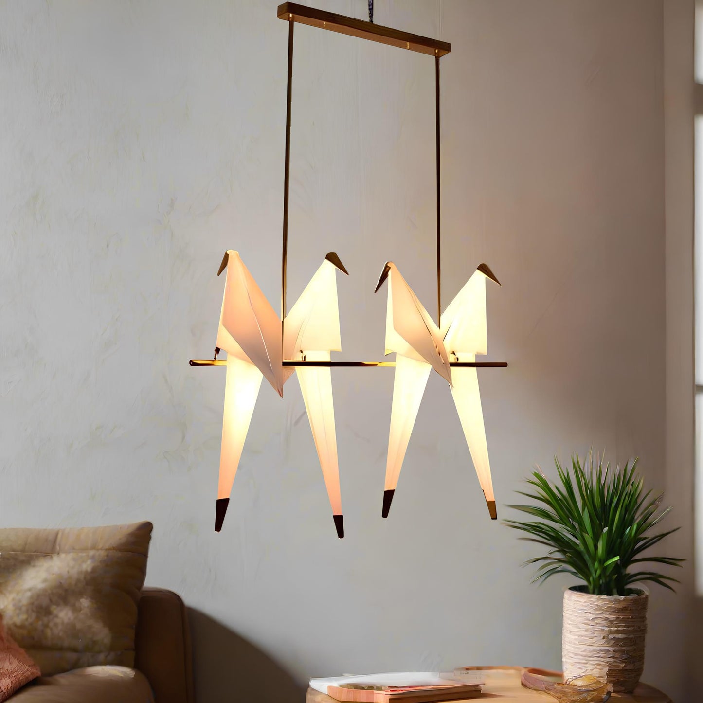 Origami Bird Ceiling Light Chandelier Lamp