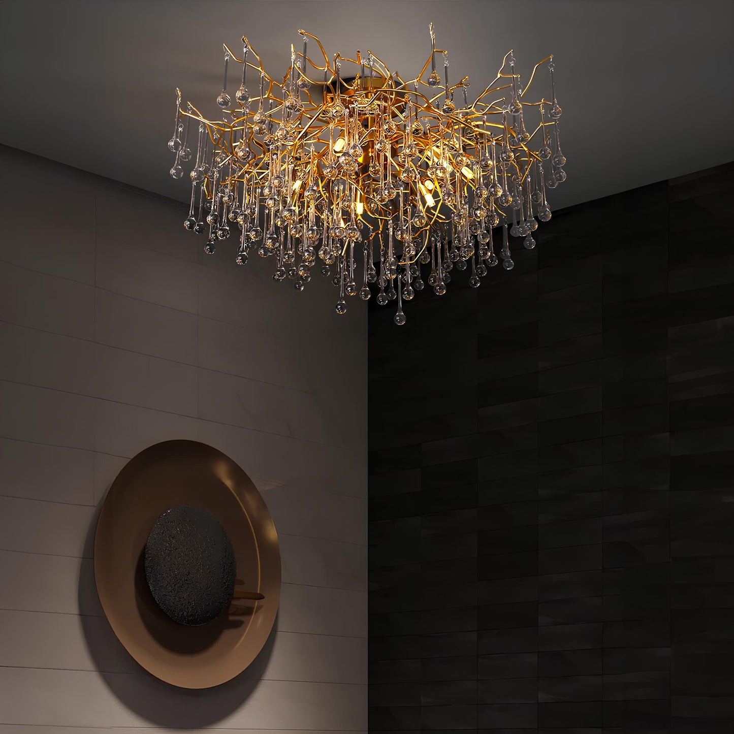 Nordic Gold Ceiling Chandelier