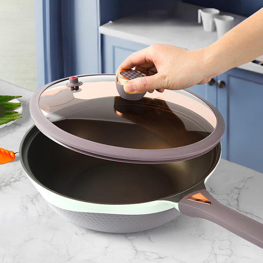 Two-Colour Titanium Non-Stick Frying Pan