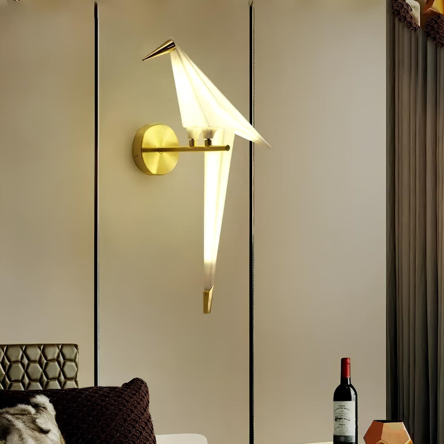 Origami Bird Floor Lamp, Table Lamp