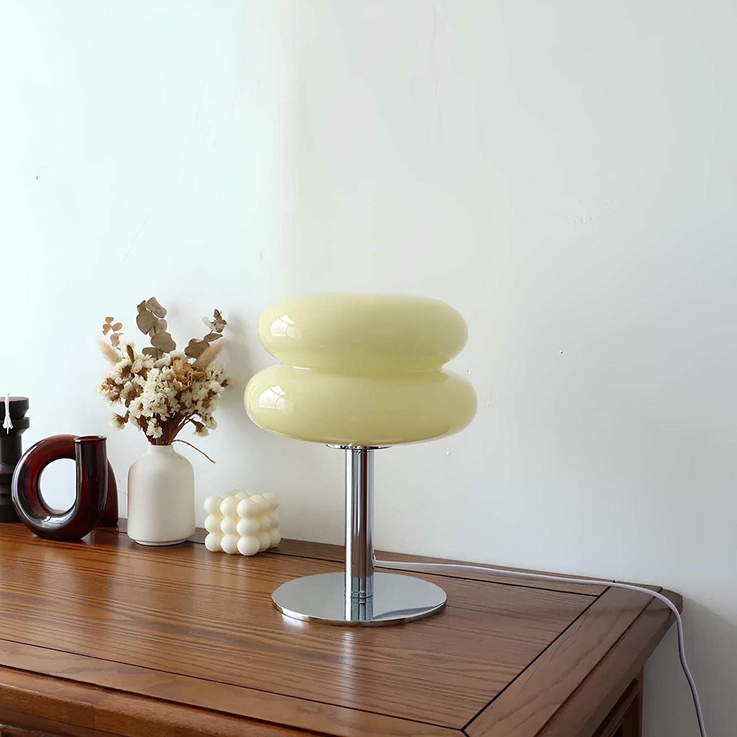 Macaron Glass Donut Table Lamp