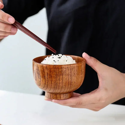 Japanese Style Wooden Bowl