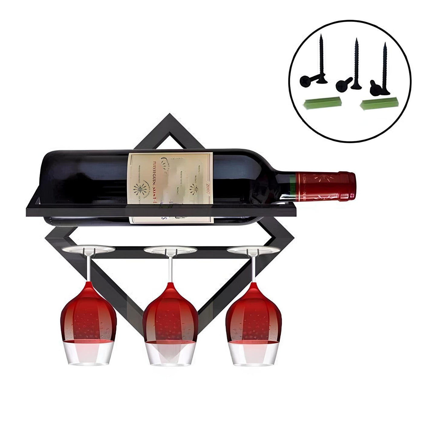 Wall Mounted Wine Rack, 1 piece