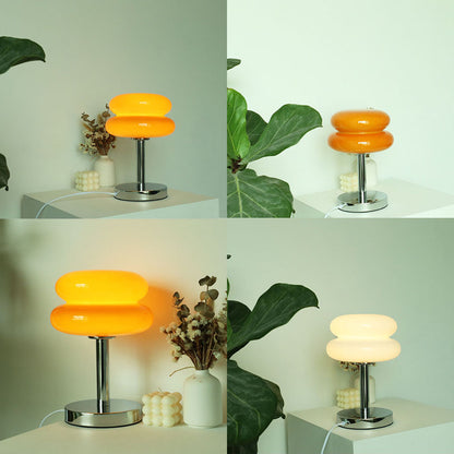 Macaron Glass Donut Table Lamp