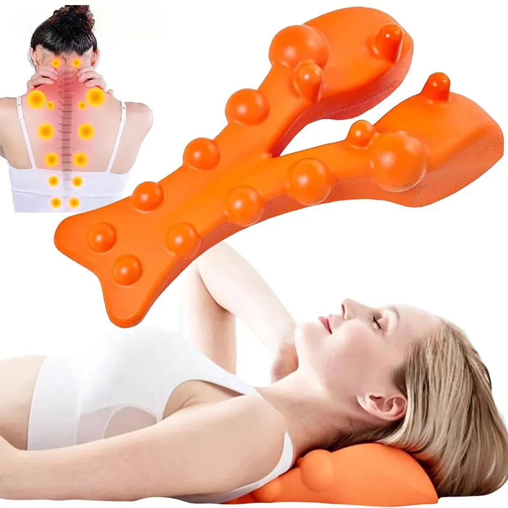 Cervical Traction, Neck Shoulder Stretcher Massager, Pain Relief Device