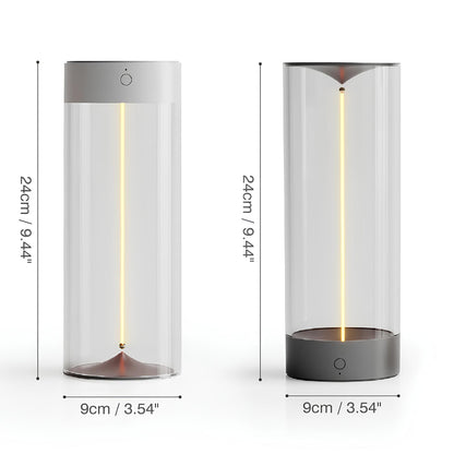 Nachttisch-LED-Lampe mit magnetischem, biegbarem Glühfaden, dimmbar und wiederaufladbar