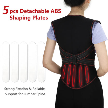 Tourmaline Magnetic Self-Heating Thermal Vest, Waist Brace, Lumbar Pad, Corset, Pain Relief