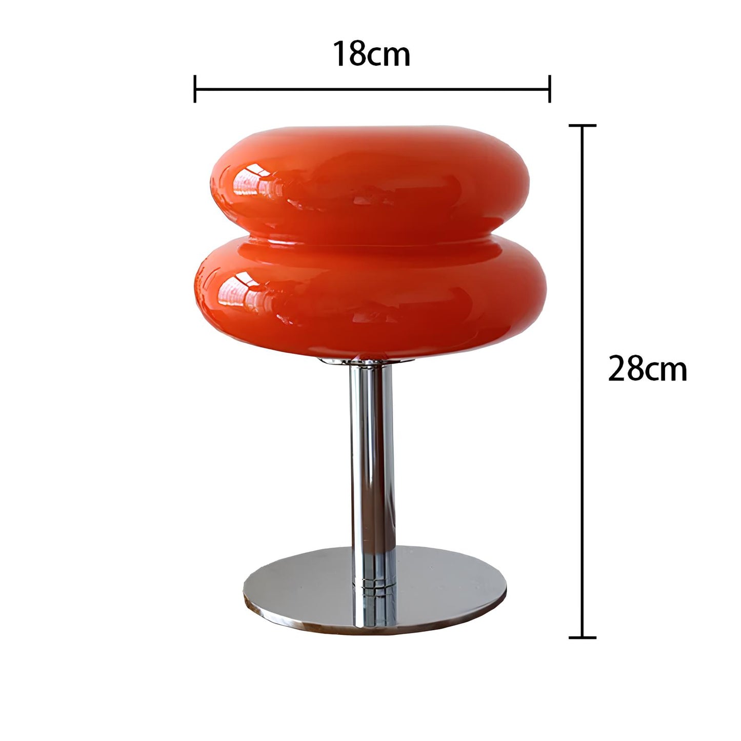 Macaron Glass Donut Table Lamp