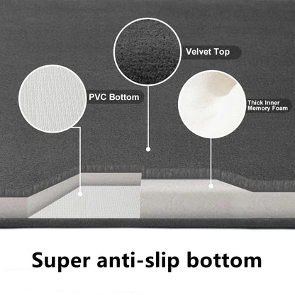 Super Absorbent Floor Mat – Ultra Soft Fleece Bathroom Mat