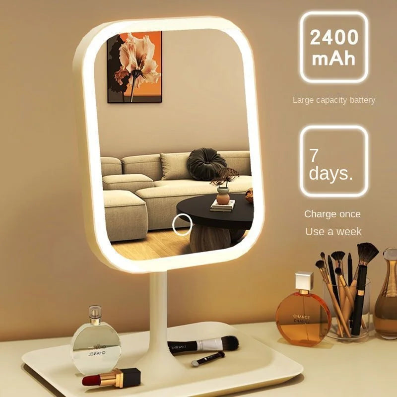 Glam Glow Makeup Mirror – LED Vanity Mirror with 3 Light Modes & Touch Control