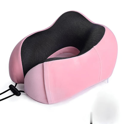 U Shaped Memory Foam Neck Pillow for Travel, Sleeping