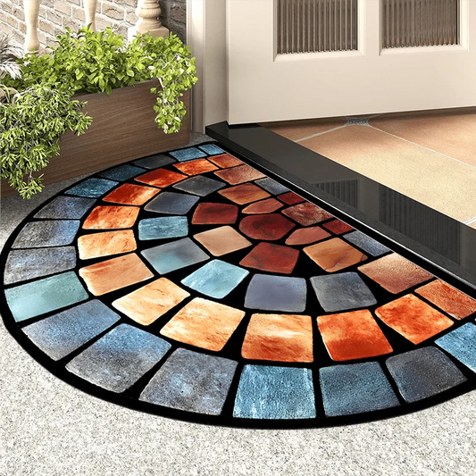 Thick Soft Non-Slip Door Mat – Chic Art Design Carpet for Home Decor