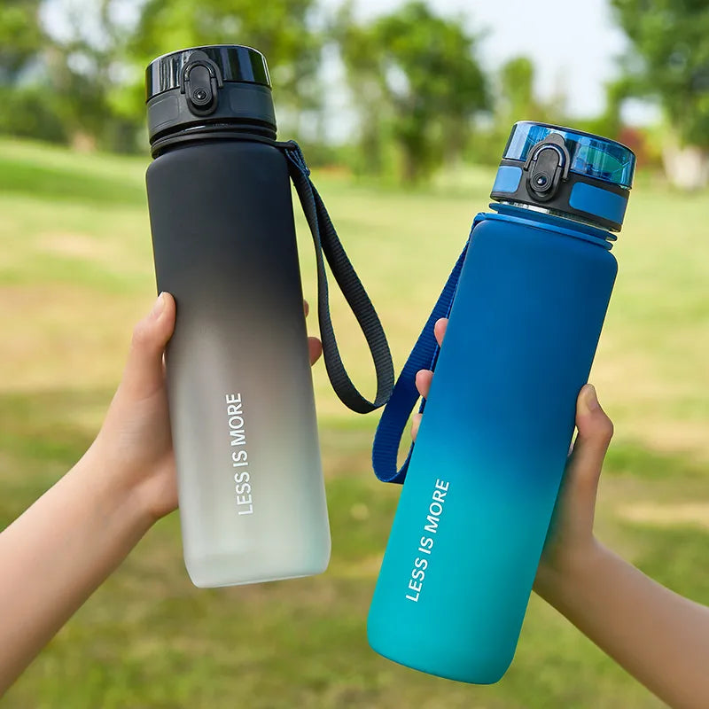 Gradient Colour Leak-proof Plastic Water Bottle