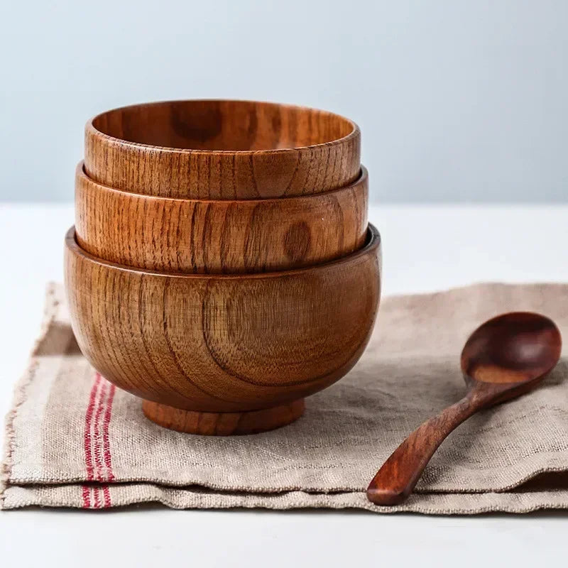 Japanese Style Wooden Bowl