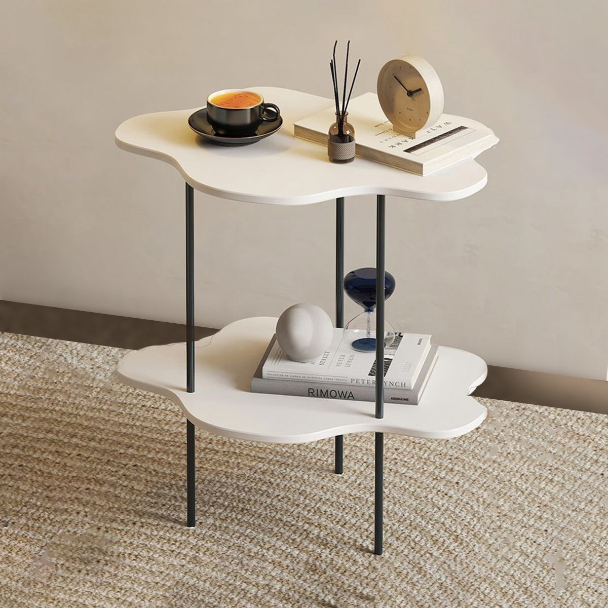 Nordic Cloud Shaped Small Coffee- Side- End Table