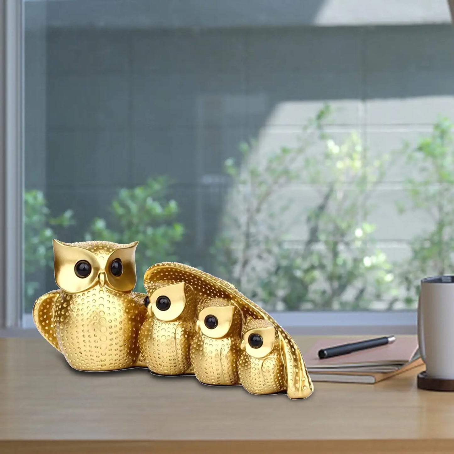 Owl Family Figurine