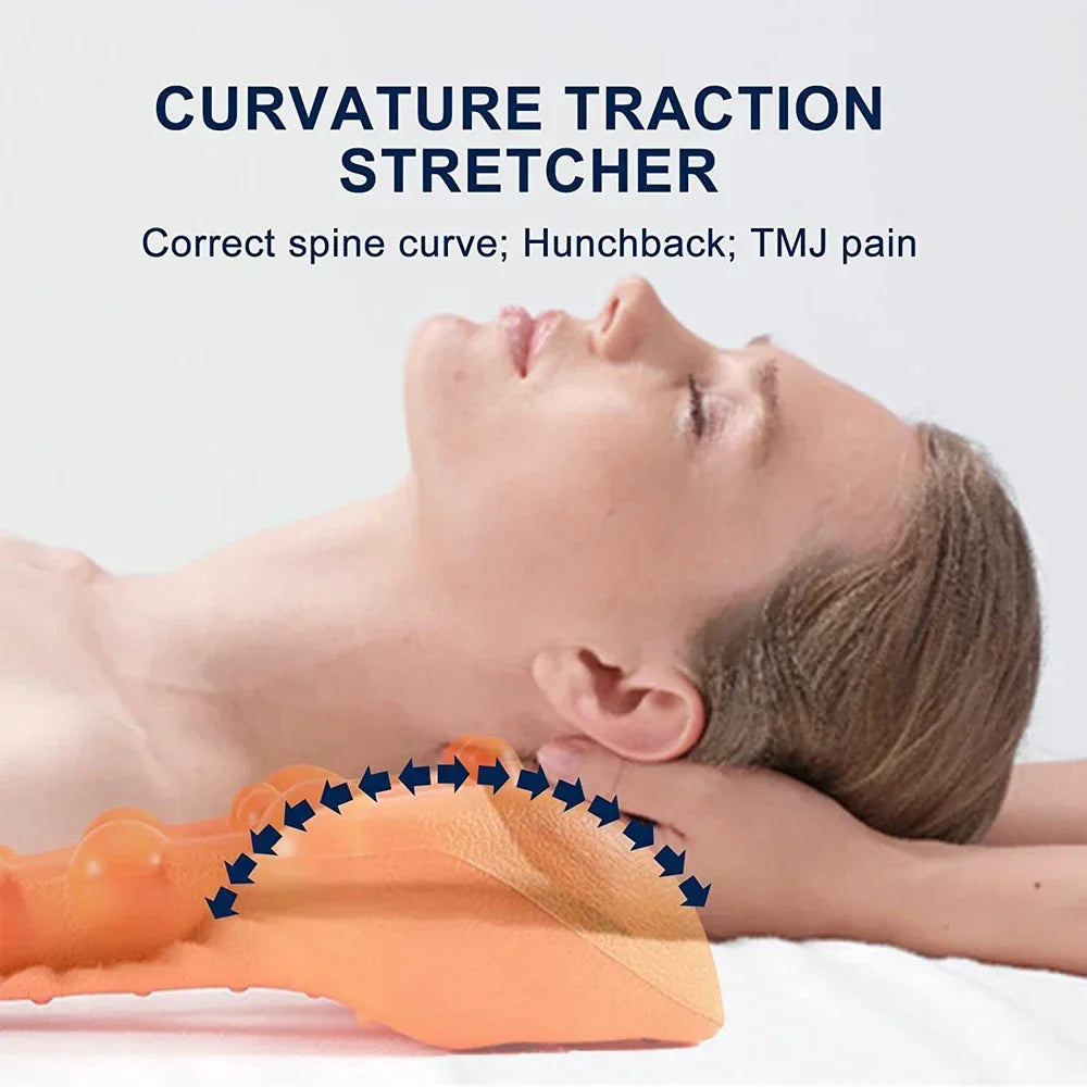 Cervical Traction, Neck Shoulder Stretcher Massager, Pain Relief Device