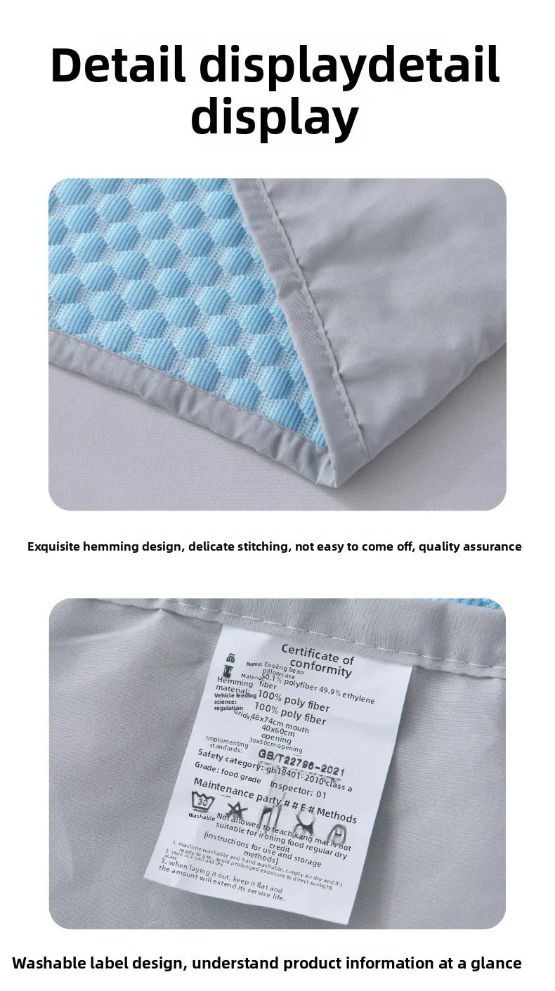 Breathable Pillowcase for Hot Sleepers (48 x 74cm) – Soft & Lightweight Cooling Comfort