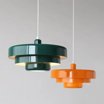 Macaron Carbon Steel Aluminum Nordic LED Pendant Light