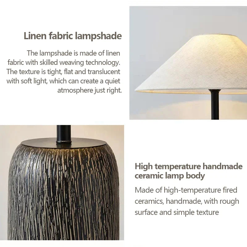 Fabric Art Led Standing Light for Living Room Bedroom Bedside Home Decor