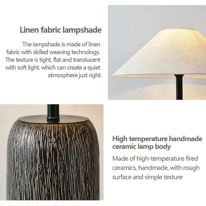 Fabric Art Led Standing Light for Living Room Bedroom Bedside Home Decor