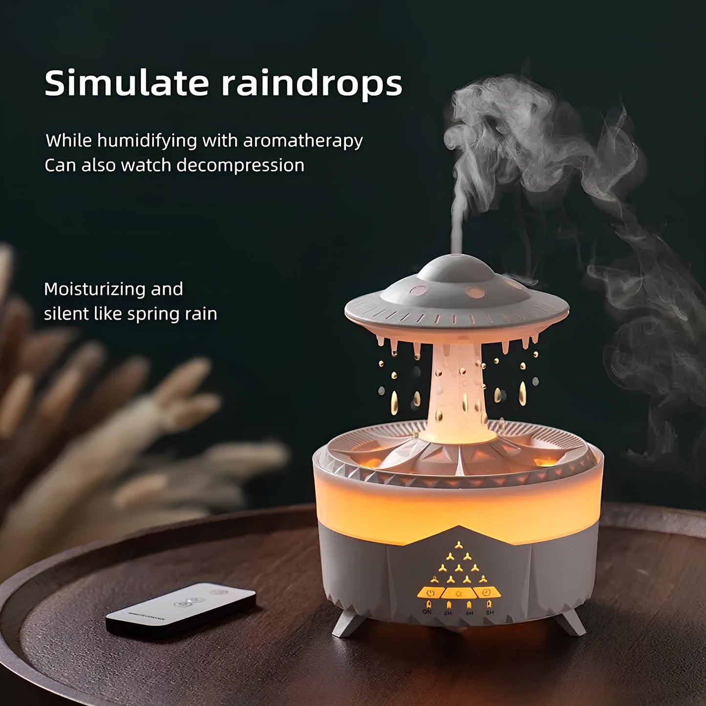 UFO Raindrop Humidifier, Aromatherapy, Air Diffuser