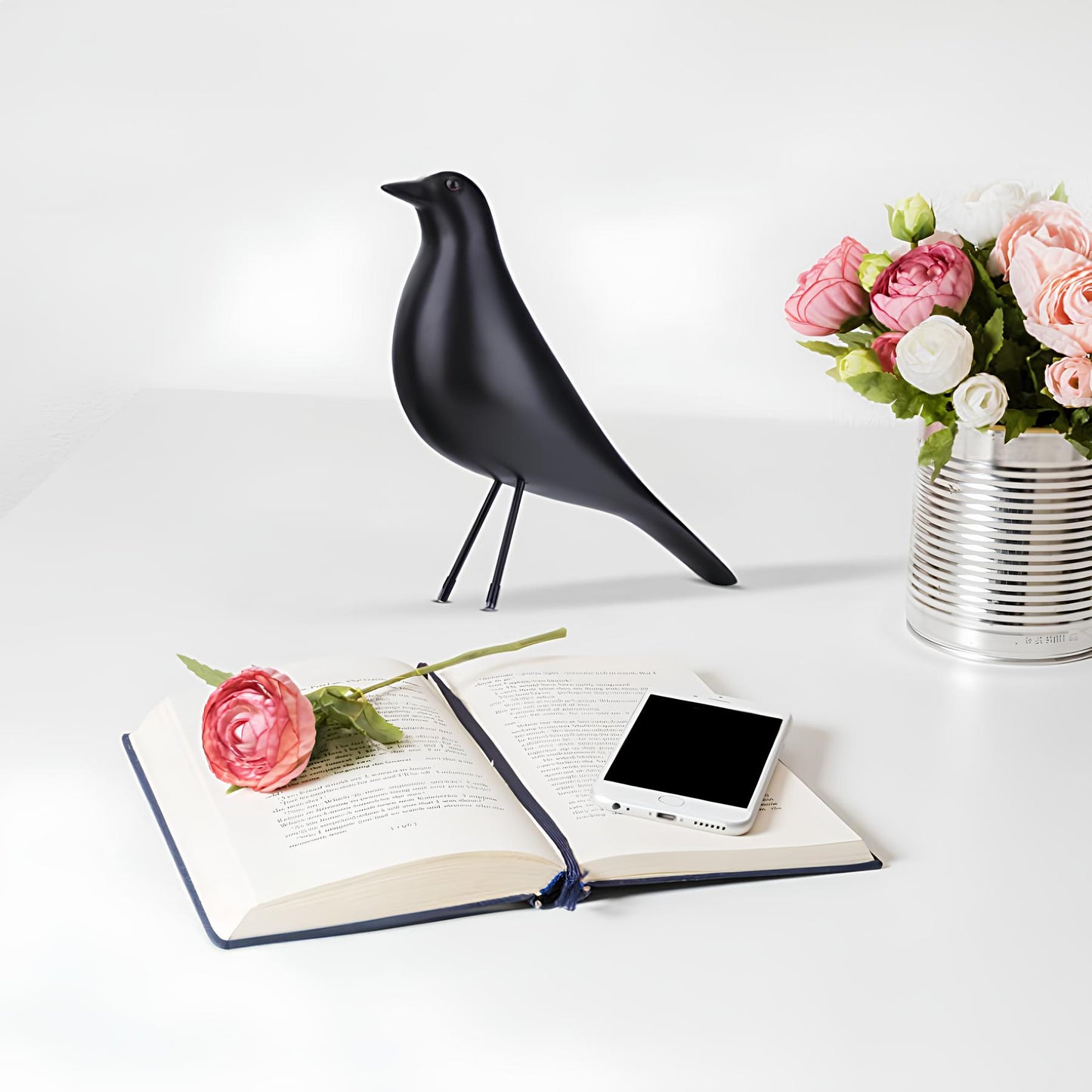 Nordic Bird Resin Figurine