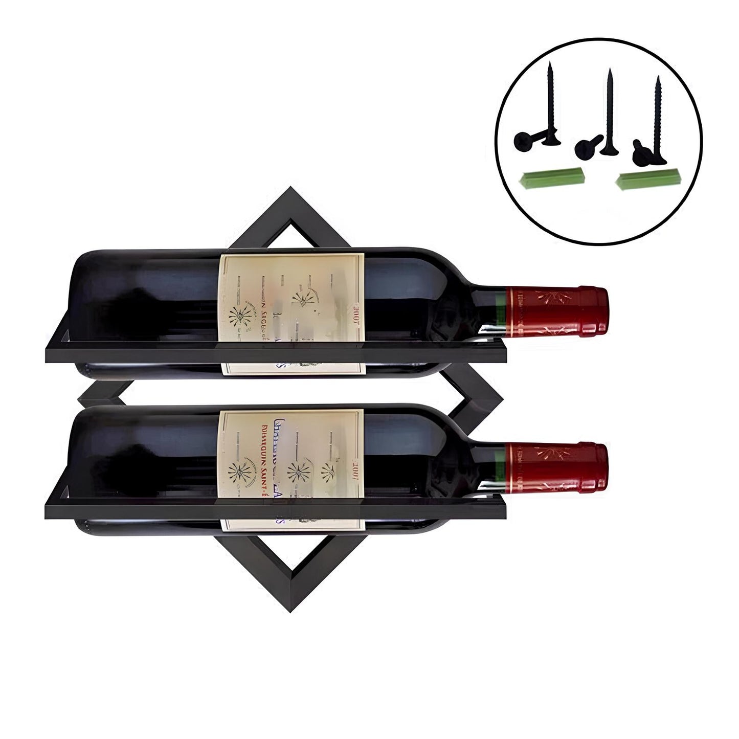 Wall Mounted Wine Rack, 1 piece